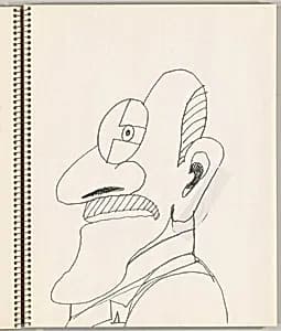Self-Portrait in Profile