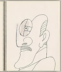 Self-Portrait in Profile