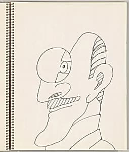 Self-Portrait in Profile