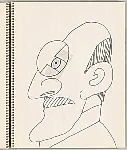 Self-Portrait in Profile