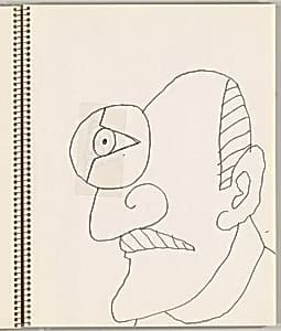Self-Portrait in Profile