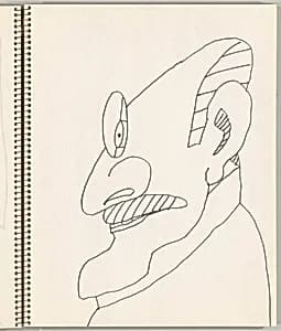Self-Portrait in Profile