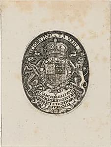 Shield of Queen Elizabeth by Simon de Passe