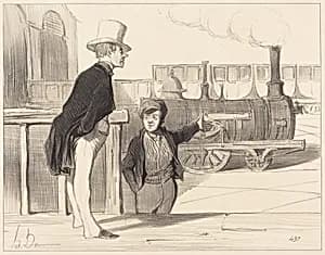 Si ma machine est bonne? je crois bien... by Honoré Daumier