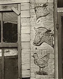 Sign for Butchers Shop, Savannah, Georgia