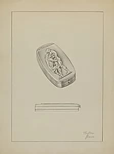Silver Snuff Box by Clayton Braun
