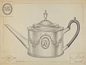 Silver Teapot by Hester Duany