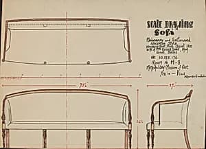 Sofa by M. Rosenshield-von-Paulin
