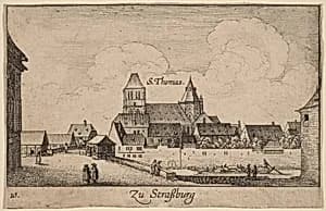 Strasbourg by Wenceslaus Hollar