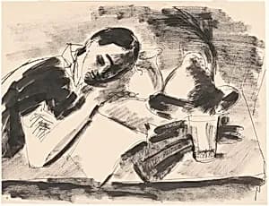 Study for "Model Resting"