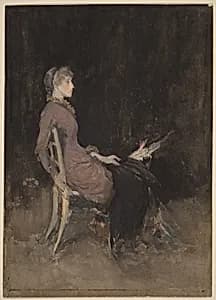Study in Black and Gold (Madge O'Donoghue) by James McNeill Whistler