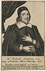 Sydrach Simpson by Unknown Artist