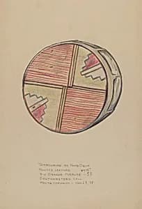 Tambourine or Hand Drum by Melita Hofmann