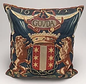 Tapestry-covered Cushion by Netherlandish 17th or 18th Century