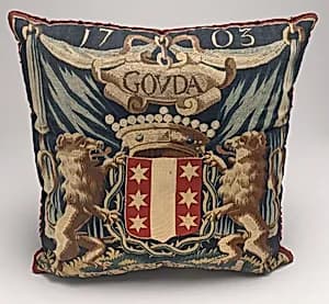 Tapestry-covered Cushion by Netherlandish 17th or 18th Century