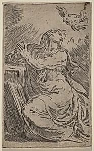 The Annunciation by Parmigianino