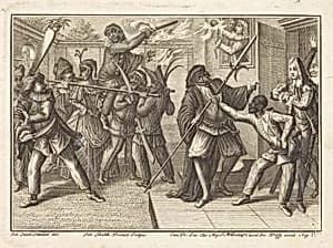 The Captain Regains His Freedom by Johann Balthasar Probst after Johann Jacob Schübler