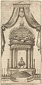 The Catafalque by Jacques Callot