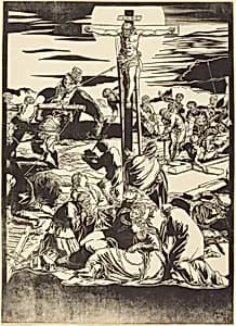 The Crucifixion [center plate]