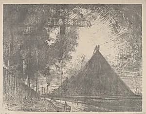 The Dump, Charleroi by Joseph Pennell