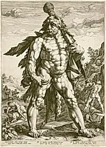 The Great Hercules by Hendrik Goltzius