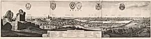The Great View of Prague by Wenceslaus Hollar