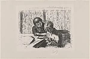 The Letter (La Lettre) by Pierre Bonnard