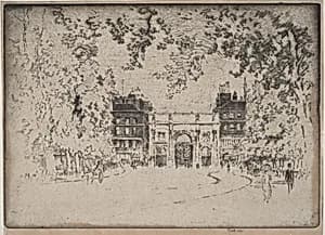 The Marble Arch by Joseph Pennell