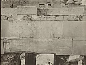 The Parthenon, Detail by Frédéric Boissonnas