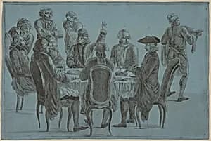 Portrait of French 18th Century(?), after Jean Huber