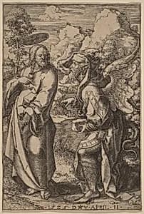 The Temptation of Christ by Dirk Jacobsz Vellert