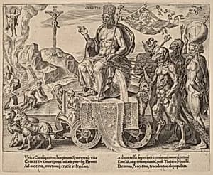 The Triumph of Christ by Dirck Volckertz Coornhert after Maerten van Heemskerck