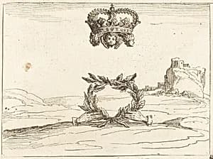 The Two Crowns by Jacques Callot