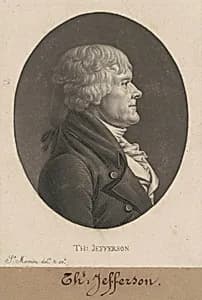 Thomas Jefferson by Charles B. J. Févret de Saint-Mémin