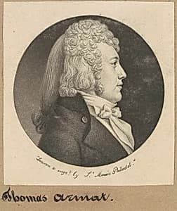 Thomas Wright Armat by Charles B. J. Févret de Saint-Mémin