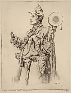 Tibetan Mendicant Lama, Darjeeling