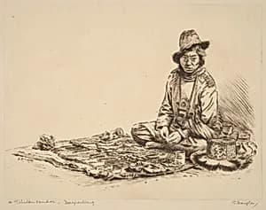 Tibetan Vendor, Darjeeling