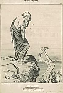 Télémaque et Mentor by Honoré Daumier