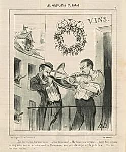 Ton, ton ... ton taine ... by Honoré Daumier