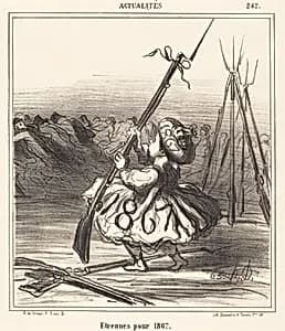 Étrennes pour 1867 by Honoré Daumier