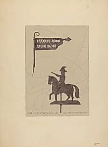 Two Weather Vanes by Elmer G. Anderson