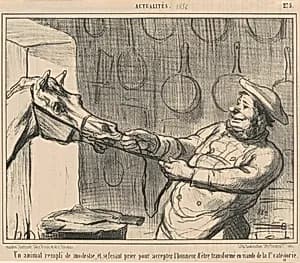 Un animal rempli de modestie... by Honoré Daumier
