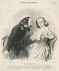 Un article louangeur by Honoré Daumier