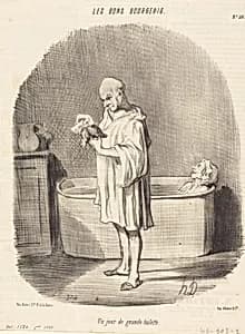 Un Jour de grande toilette by Honoré Daumier
