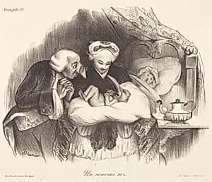 Un nouveau nez by Honoré Daumier