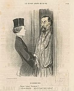 Un rendez-vous by Honoré Daumier
