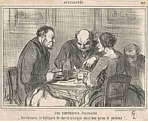 Une expèrience culinaire by Honoré Daumier