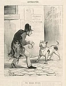 Une mission délicate by Honoré Daumier