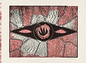 Untitled (black, red, white)
