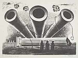 Untitled (Cannons and Students)